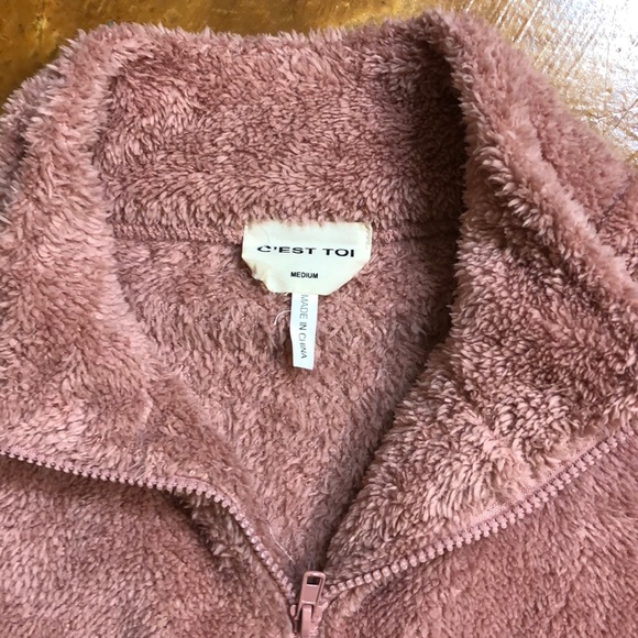 Medium Rose Mauve Sweater Pullover - Picture 2 of 3